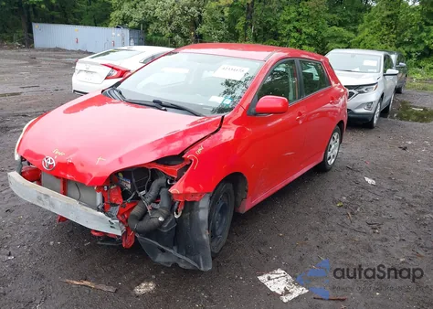 2010 Toyota Matrix из США, поврежденный, VIN 2T1KU4EE7AC359524